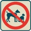 Dogs and pets prohibited